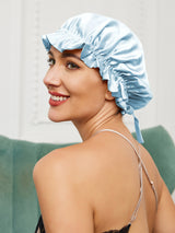 [Light Blue] SilkSilky-CA Sleep Cap 003