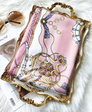 SilkSilky CA Pure Silk Scarf Pink 003