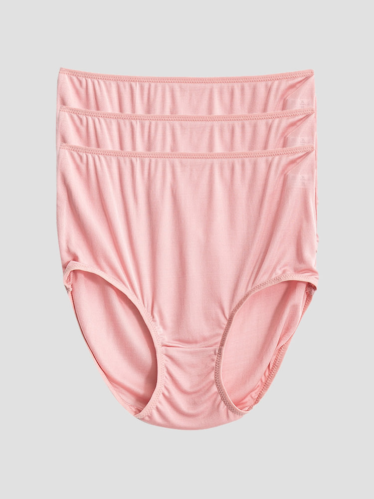 SilkSilky-CA Silk Knitted Panty Pink 006