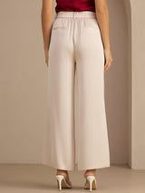 [Beige] SilkSilky-CA Womens Pants 002
