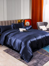 [Dark Blue] SilkSilky-CA 22Momme Bedding Set 002