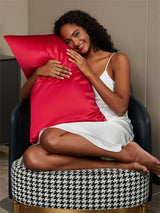 [Wine] SilkSilky-CA 22Momme Pure Silk Pillowcase 002