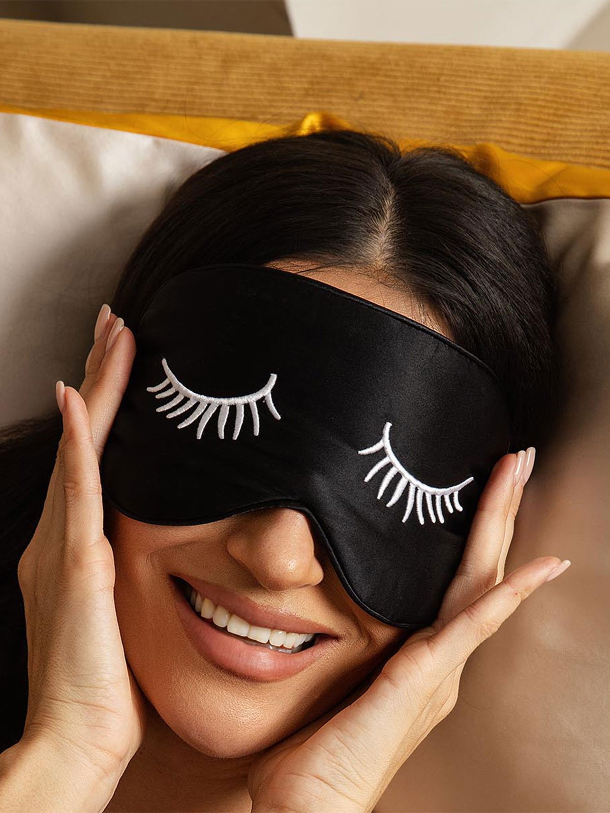[WhiteEyelashes] SilkSilky-CA Pure Silk Eye Mask 003
