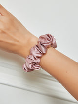 [Pale Mauve] SilkSilky-CA Scrunchie 001