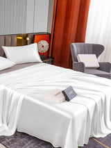 [White] SilkSilky-CA 22Momme Bedding Set 004