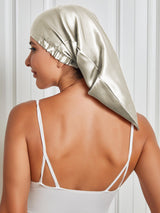 [Beige] SilkSilky-CA Sleep Cap 001