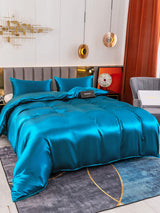 [Teal] SilkSilky-CA 19Momme Bedding Set 004