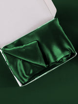 [Dark Green] SilkSilky-CA 19Momme Pure Silk Pillowcase 007