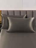 SilkSilky-CA 30Momme Pure Silk Pillowcase DarkGray 001