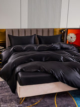 [Black] SilkSilky-CA 22Momme Bedding Set 003