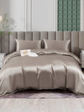 SilkSilky CA 25Momme Pure Silk Bedding Set Gray 001