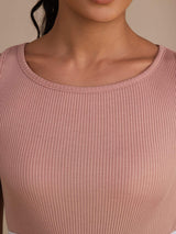 [Pink] SilkSilky-CA Sleeveless Crew Neck Camisole 006