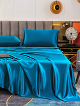 [Teal] SilkSilky-CA 19Momme Bedding Set 006
