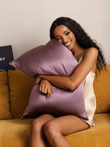 [Deep Purple] SilkSilky-CA 19Momme Pure Silk Pillowcase 002