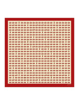 [Beige Cherry] SilkSilky-CA Scarf 001