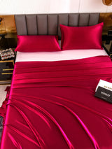 [Wine] SilkSilky-CA 19Momme Bedding Set 004