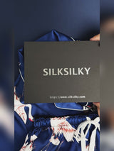 SilkSilky-CA Short Sleeve Lapel Collar Women's Pajamas video 001
