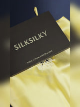 SilkSilky-CA Spaghetti Strap V Neck Nightgown video 001
