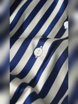 SilkSilky-CA Long Sleeve Lapel Collar Women's Shirt video 001