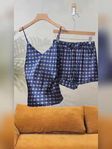 SilkSilky-CA Spaghetti Strap V Neck Camisole Set video 001