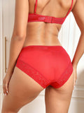 SilkSilky CA Silk Knitted Panty Red 002