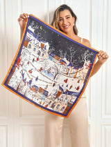 [P060] SilkSilky-CA Pure Silk Scarf 003,