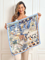 [P059] SilkSilky-CA Pure Silk Scarf 004,