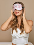 SilkSilky CA 19Momme Pure Silk Eye Mask Pink 005