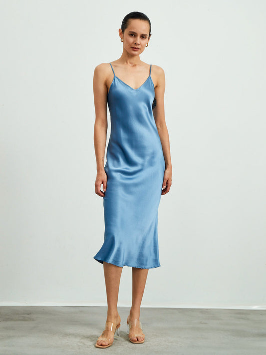 22 Momme Long Maxi Silk Dress/Nightgown