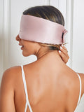 SilkSilky CA 19Momme Pure Silk Eye Mask Pink 008