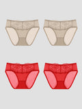 SilkSilky CA Silk Knitted Panty Red 008