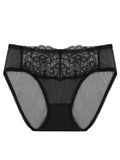 SilkSilky CA Silk Knitted Panty Black 006