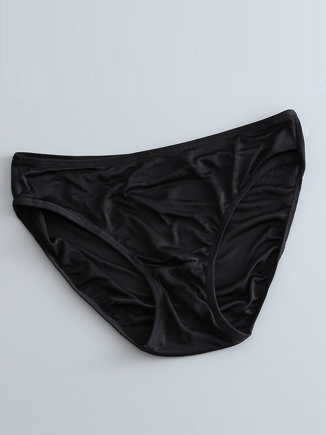 [Black] SilkSilky-CA Silk Knitted Panty 006