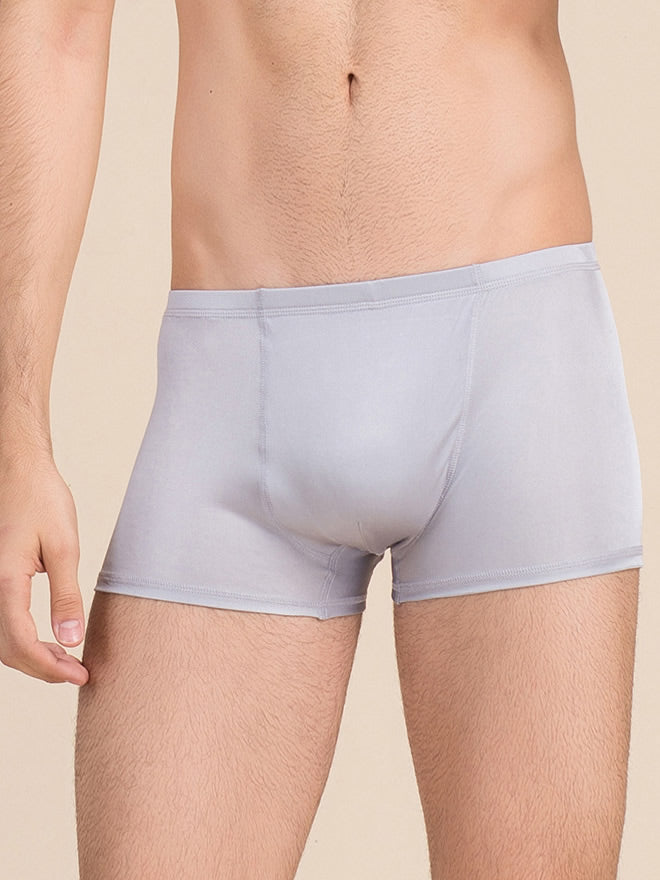 [Gray] SilkSilky-CA Silk Knitted Mens Underwear 001