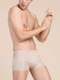 SilkSilky CA Silk Knitted Mens Underwear Beige 002