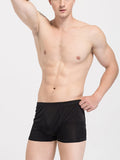 SilkSilky CA Silk Knitted Mens Underwear Black 002