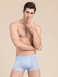 SilkSilky CA Silk Knitted Mens Underwear LightBlue 003