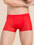 SilkSilky CA Silk Knitted Mens Underwear Red 001