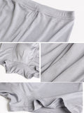 SilkSilky CA Silk Knitted Mens Underwear Gray 005