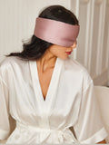 SilkSilky CA 19Momme Pure Silk Eye Mask PaleMauve 003