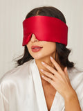 SilkSilky CA 19Momme Pure Silk Eye Mask Wine 001