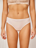 SilkSilky CA Silk Knitted Panty Pink 001