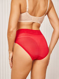 SilkSilky CA Silk Knitted Panty Red 004