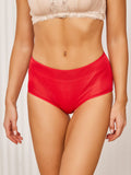 SilkSilky CA Silk Knitted Panty Red 001