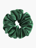 SilkSilky CA 19Momme Pure Silk Scrunchie Green 003