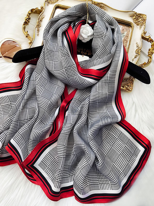 [P028] SilkSilky-CA Pure Silk Scarf 001