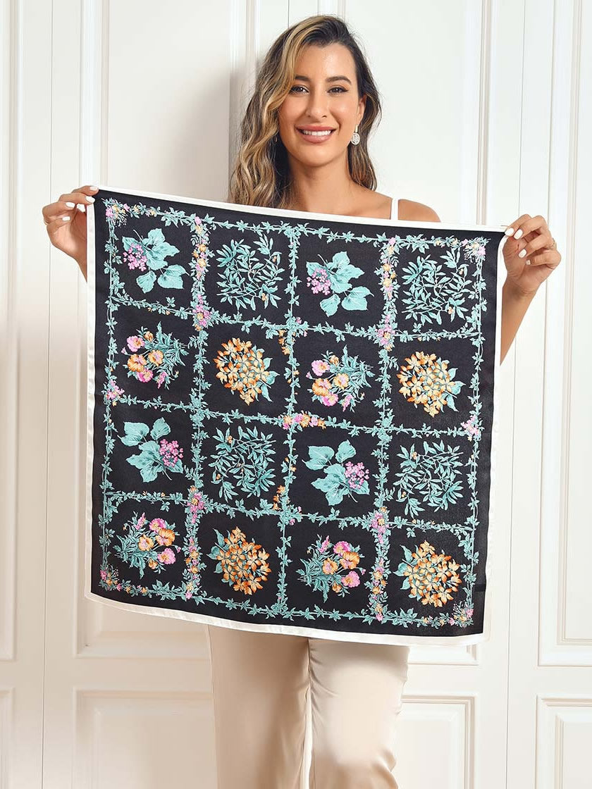 [P051] SilkSilky-CA Pure Silk Scarf 001