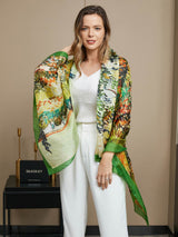 [P072] SilkSilky-CA Pure Silk Scarf 002