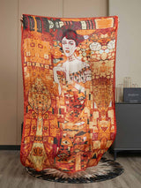[P073] SilkSilky-CA Pure Silk Scarf 003