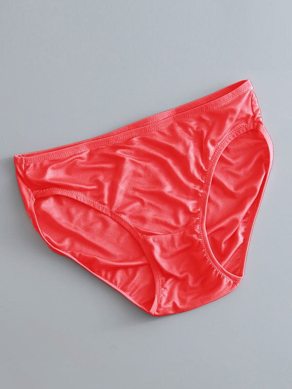 [Red] SilkSilky-CA Silk Knitted Panty 006